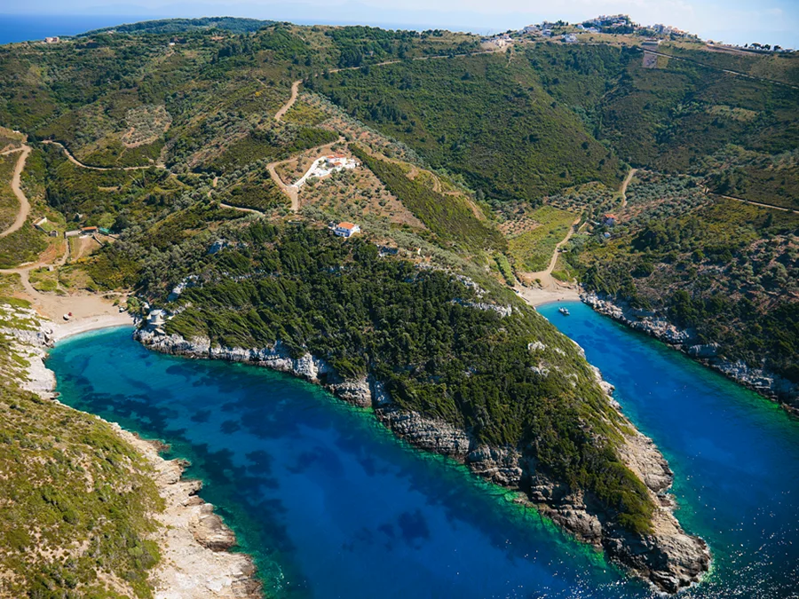 Gialia and Vrisitsa beaches in Alonissos